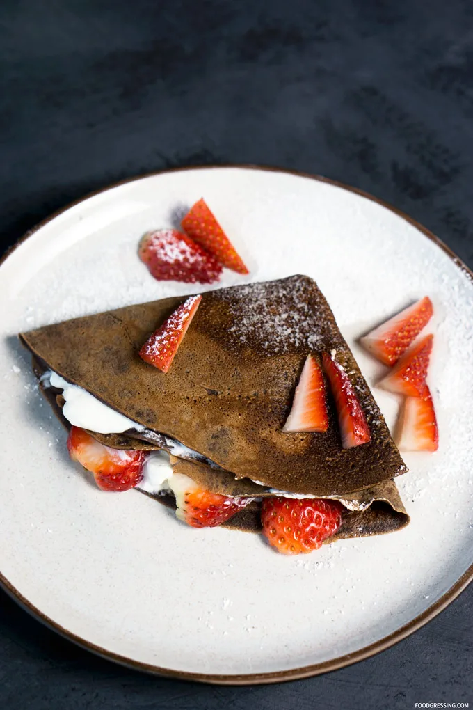 Chocolate for Breakfast: Dark Chocolate Crêpes with Brandy Cream