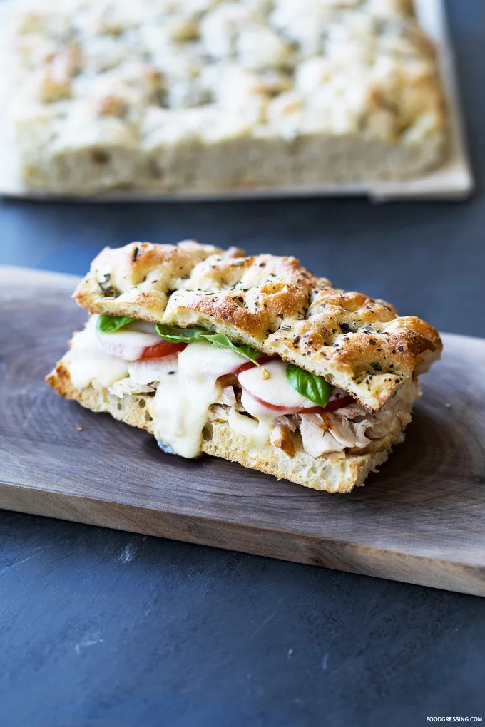Easy Focaccia Sandwich Idea with COBS Bread Bakery | Foodgressing 