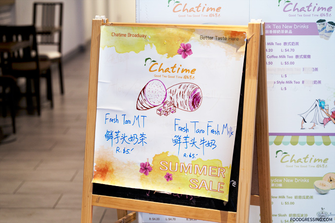 Chatime Seasonal Features