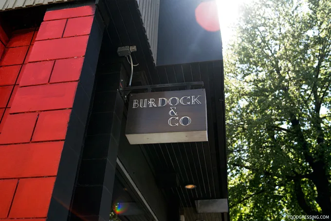 Burdock and Co Brunch Vancouver Main Street
