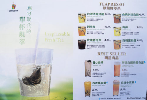 Burnaby Bubble Tea: Comebuy Crystal Mall [Review] | Foodgressing
