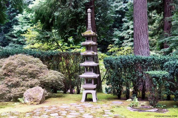 portland japanese garden oregon usa