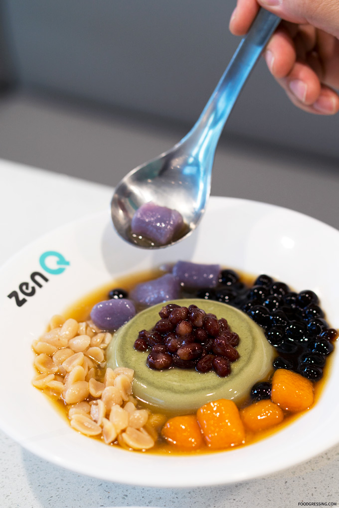 Zenq Matcha Tofu Pudding