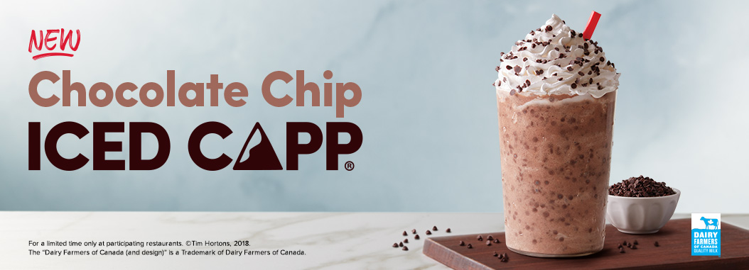 Tim Hortons Chocolate Chip Iced Capp
