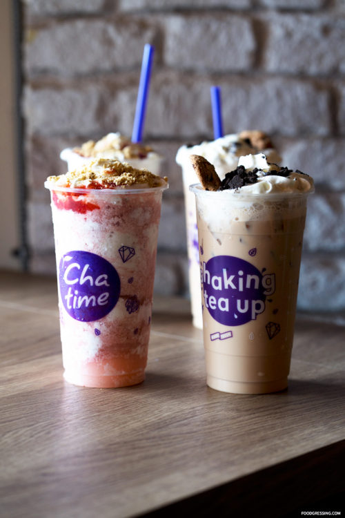 Chatime Strawberry Cheesecake Slush | Chatime Chocolate Cookie Milk Tea