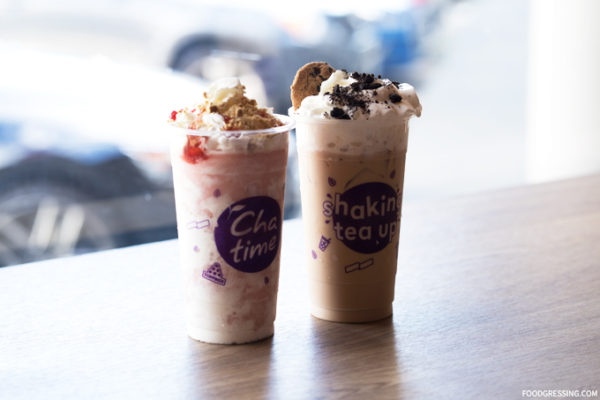 Chatime Strawberry Cheesecake Slush | Chatime Chocolate Cookie Milk Tea