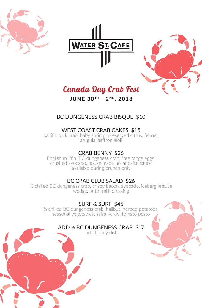 Water Street Cafe Crab Fest 2018