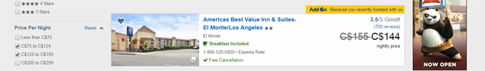 Expedia Add-on Advantage 