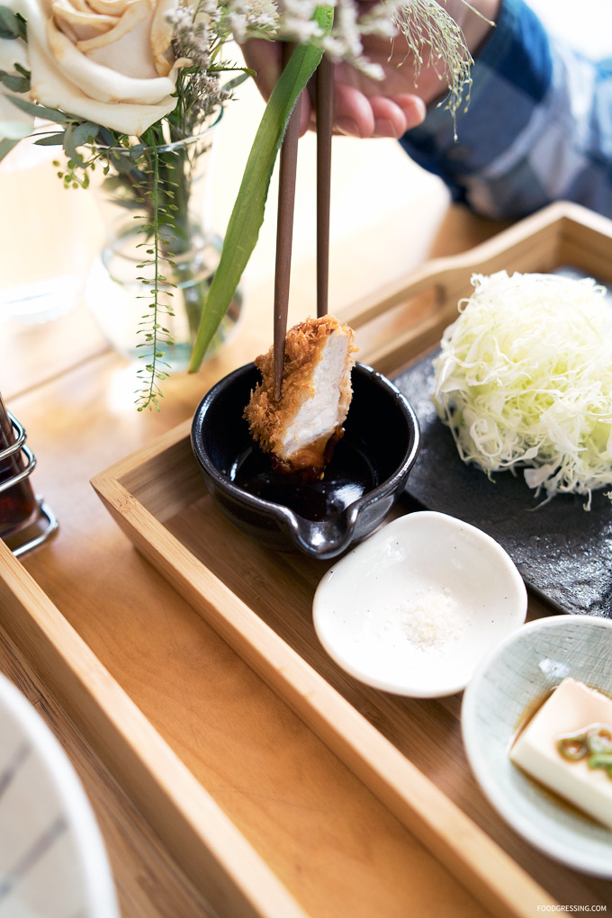 Saku Restaurant Robson Vancouver Japanese Pork Cutlet Katsu