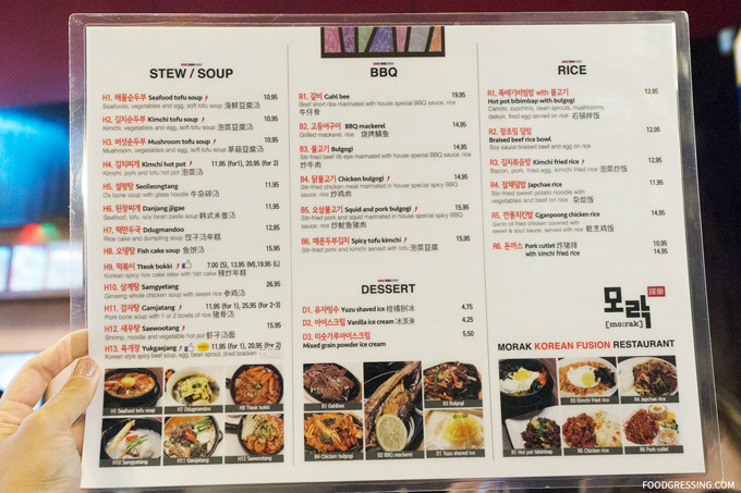 Morak Korean Restaurant Burnaby