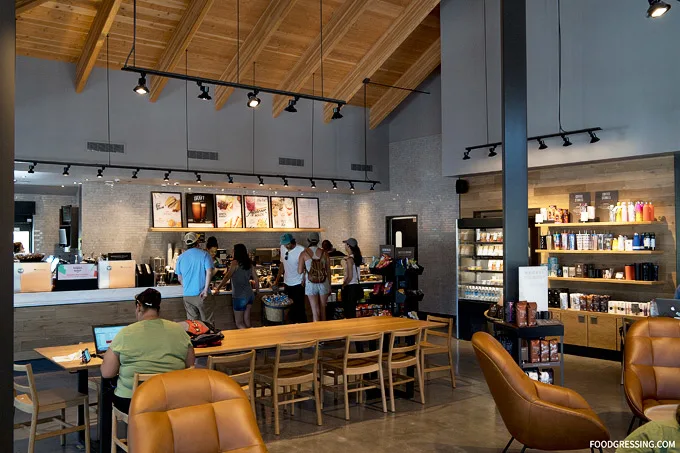 Starbucks Blaine Washington USA lighthouse