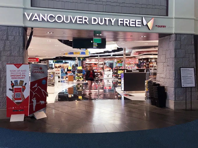 YVR Vancouver International Airport Departures Terminal USA Pier E