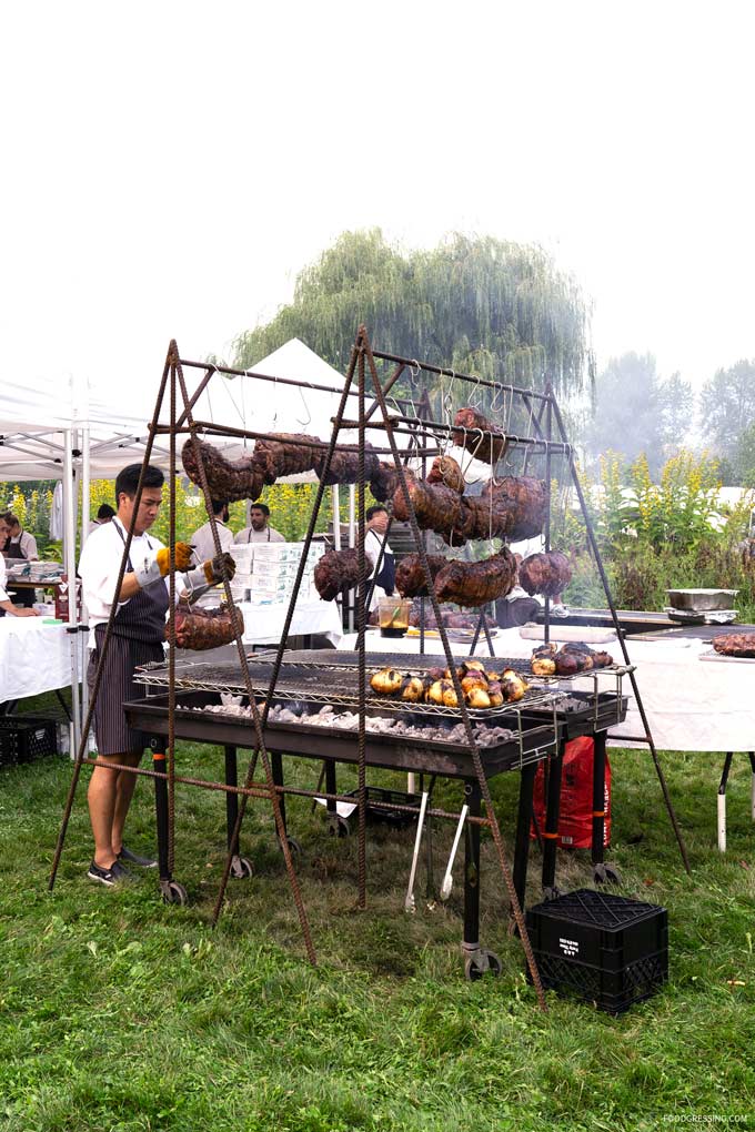 Araxi Longtable Dinnaer 2018 North Arm Farm Pemberton BC