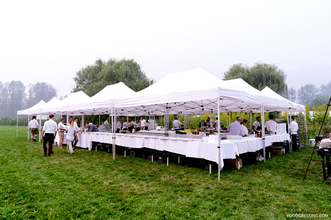 Araxi Longtable Dinnaer 2018 North Arm Farm Pemberton BC