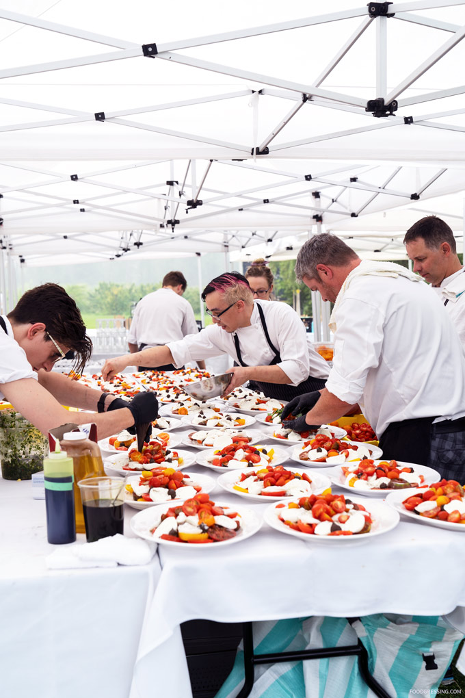 Araxi Longtable Dinnaer 2018 North Arm Farm Pemberton BC