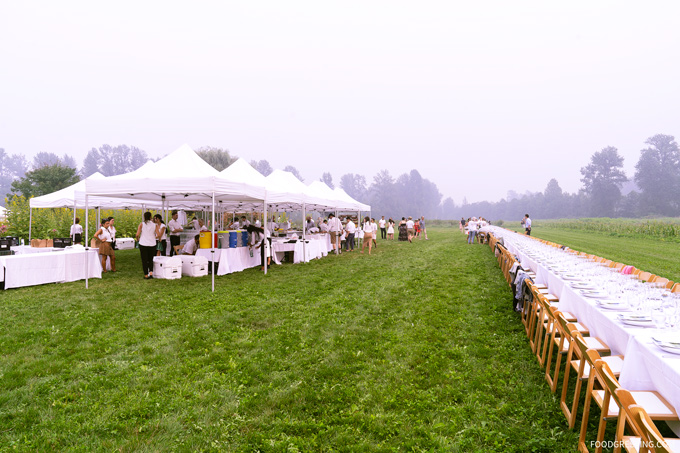 Araxi Longtable Dinnaer 2018 North Arm Farm Pemberton BC