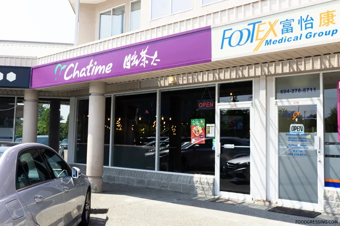 Chatime Richmond Alexandra Road Bubble Tea