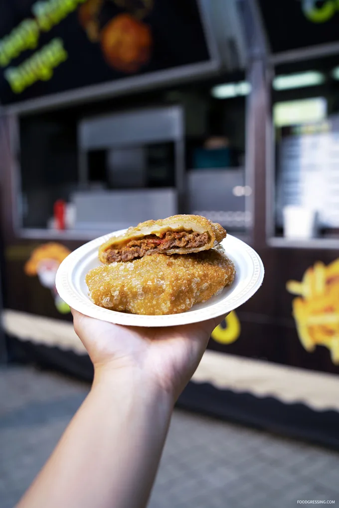 deep fried burger pne food 2018