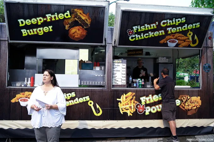 deep fried burger pne food 2018