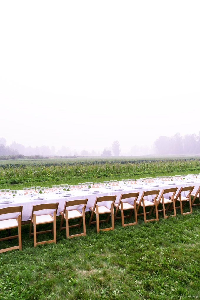 Araxi Longtable Dinnaer 2018 North Arm Farm Pemberton BC