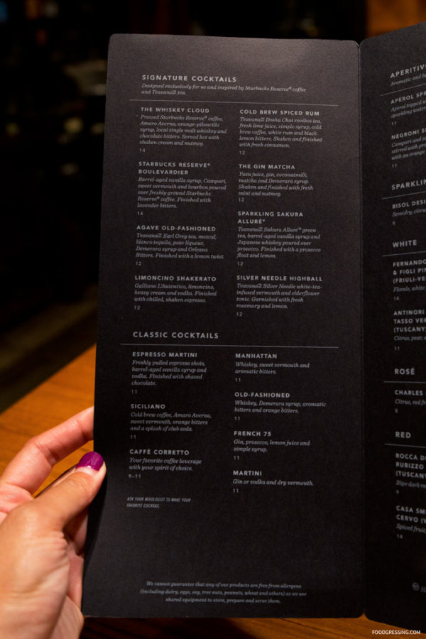 Starbucks Reserve Roastery and Tasting Room in Seattle Mixology Bar