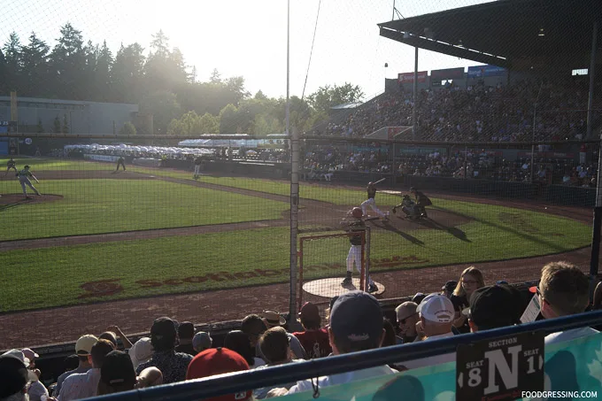 Nat Bailey Stadium Food Options during Vancouver Canadians Game 2018