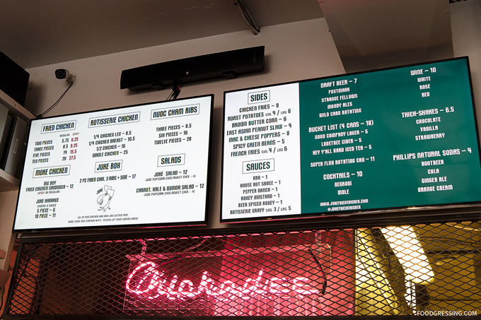 juke fried chicken menu davie