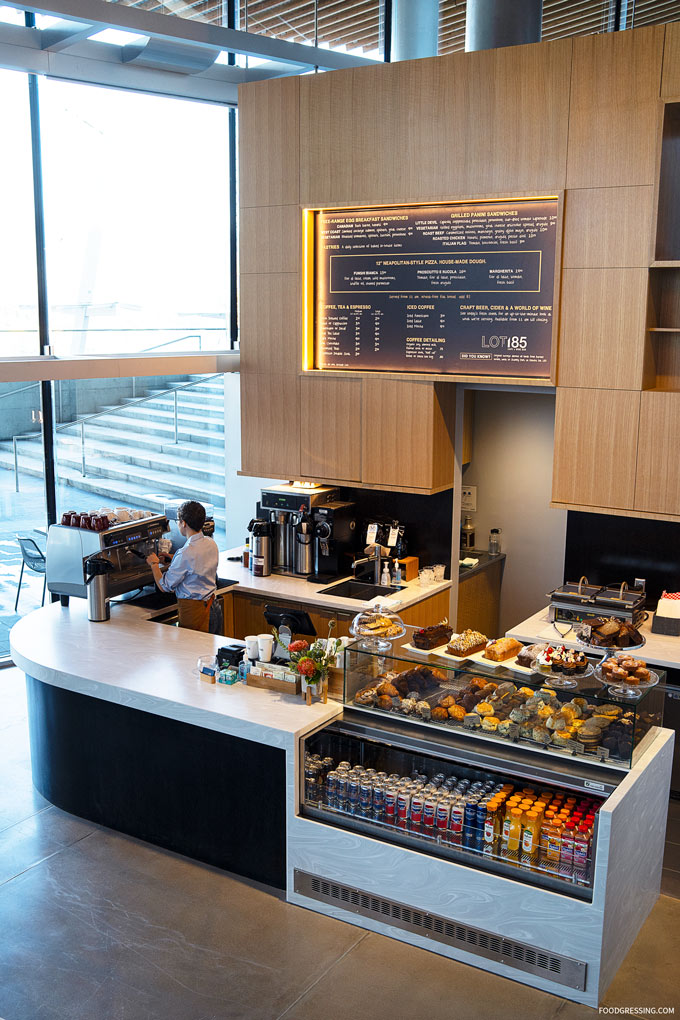 First Look LOT185 Café + Wine Bar at Vancouver Convention Foodgressing