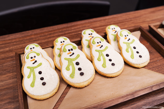 starbucks reserve bar vancouver pacific centre Snowman Cookie