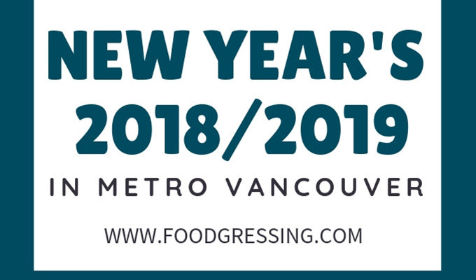 Where to Dine Out for New Year's Vancouver 2018 2019