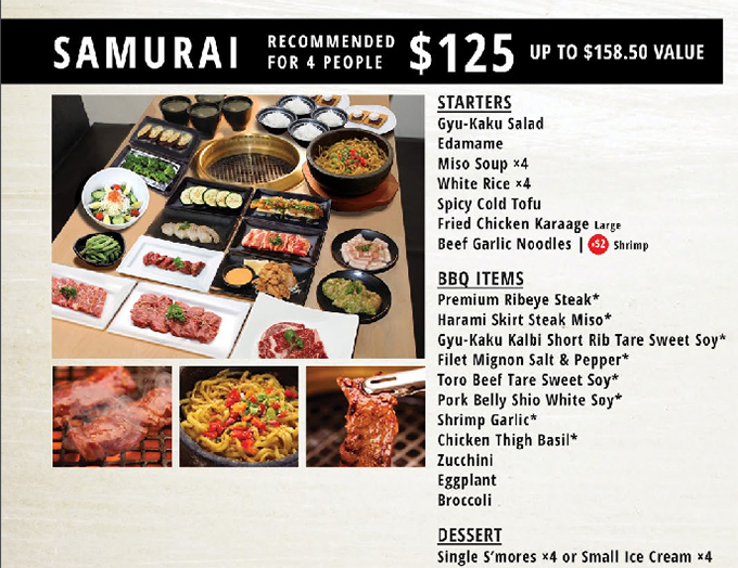 Happy Hour Gyu-Kaku Japanese BBQ Downtown Vancouver