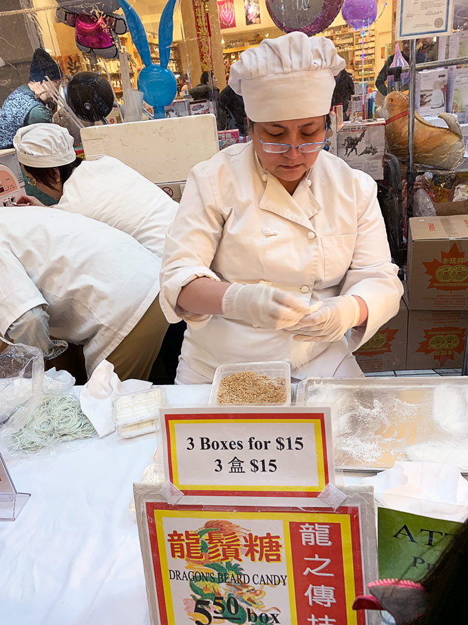 Dragon's Beard Candy at Aberdeen Centre in Richmond 2019