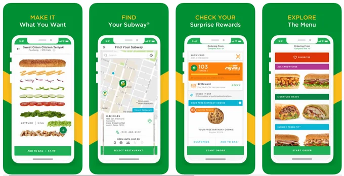 Subway MyWay Rewards Program Now in Canada