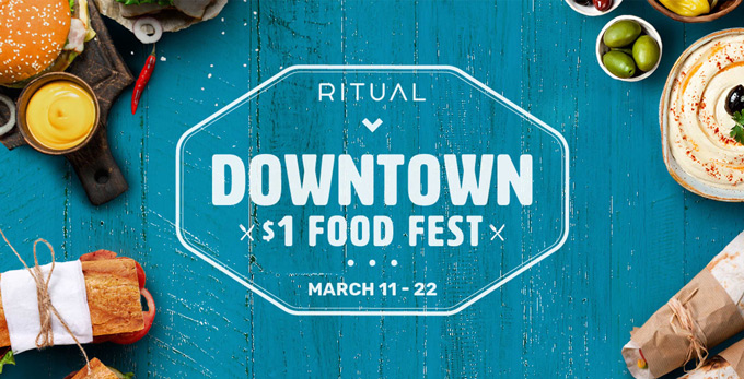 Ritual Vancouver $1 Food Festival: March 11 - 22, 2019