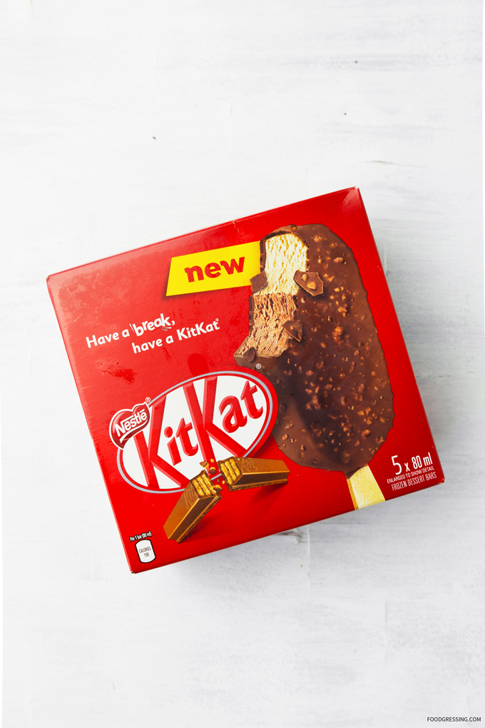 Nestle KitKat Frozen Dessert Bars Ice Cream Bars Review 2019