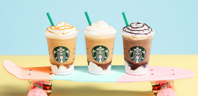Starbucks Summer Drinks 2019 Starbucks S'more Frappuccino Mocha Cookie Crumble Frappuccino Caramel Ribbon Crunch Frappuccino﻿ Dragon Drink