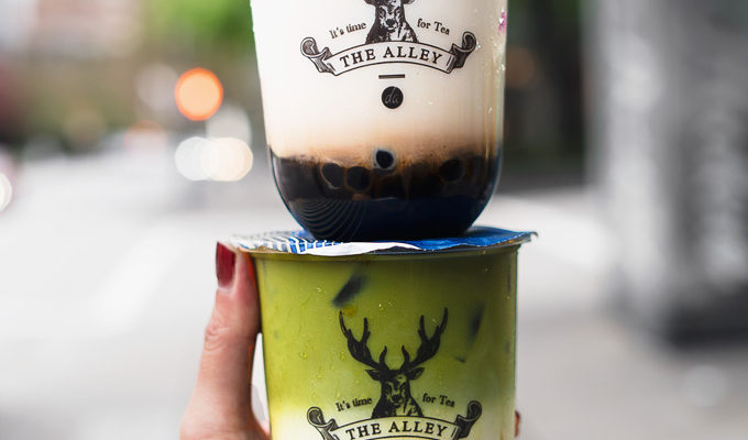 The Alley Bubble Tea Vancouver Hornby Deerioca Matcha
