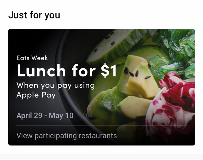 Ritual App Eats Week: $1 Lunch April 29 - May 10, 2019 | Ritual Eats Week $1 Food