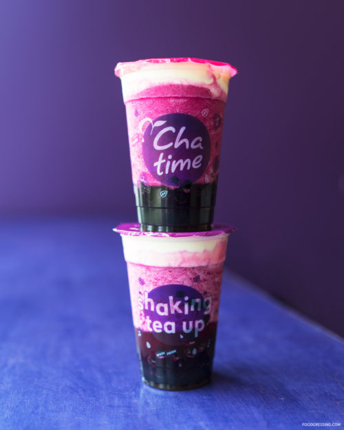 Chatime Hidden Dragon Drink featuring Red Dragon Fruit - Foodgressing