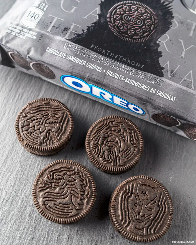 Game of Thrones Oreo Cookies Canada Review