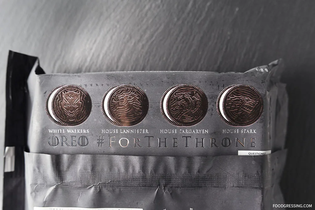 Game of Thrones Oreo Cookies Canada Review