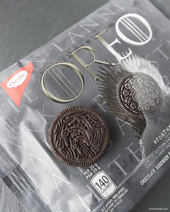 Game of Thrones Oreo Cookies Canada Review