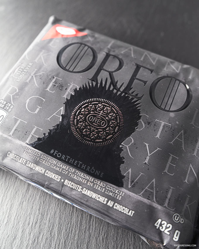 Game of Thrones Oreo Cookies Canada Review