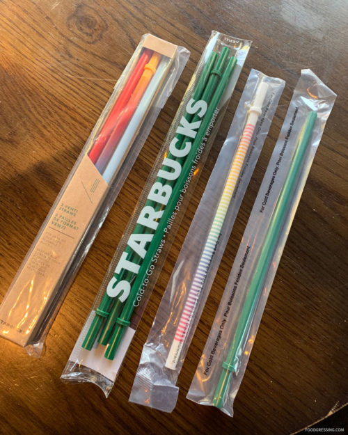 I Bought Starbucks Reusable Straws Singles & Packs Available