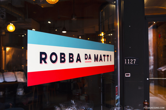 Vancouver Date Night Restaurant Robba Da Matti Yaletown