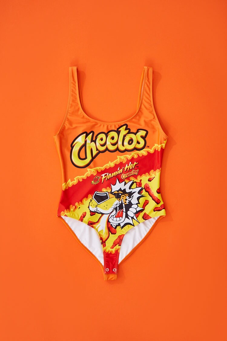 Look Flaim' Hot in the Forever 21 x Cheetos Collection 2019.