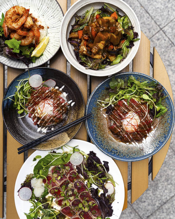 Downtown Vancouver Lunch Place Bovine Rice Bowls Foodgressing