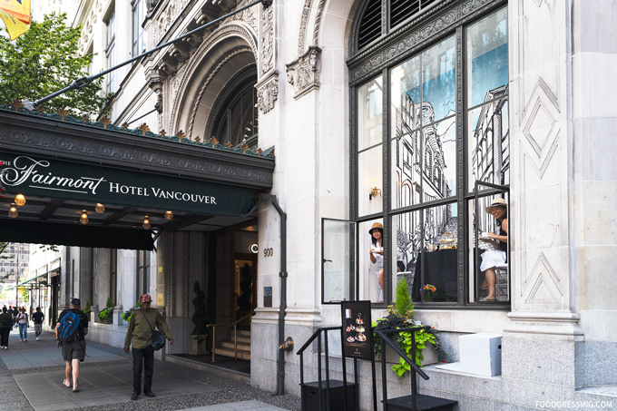 Afternoon Tea in the Window makes its return to Notch8 Restaurant at Fairmont Hotel Vancouver starting Monday, August 17, 2020.