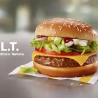 mcdonald's p.l.t. plant-based burger