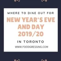 Toronto New Year’s Eve and New Year’s Day 2019/2020
